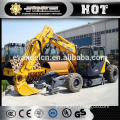 New XCMG wheel excavator XE150W 15 ton 0.58m3 turbo digger for sale